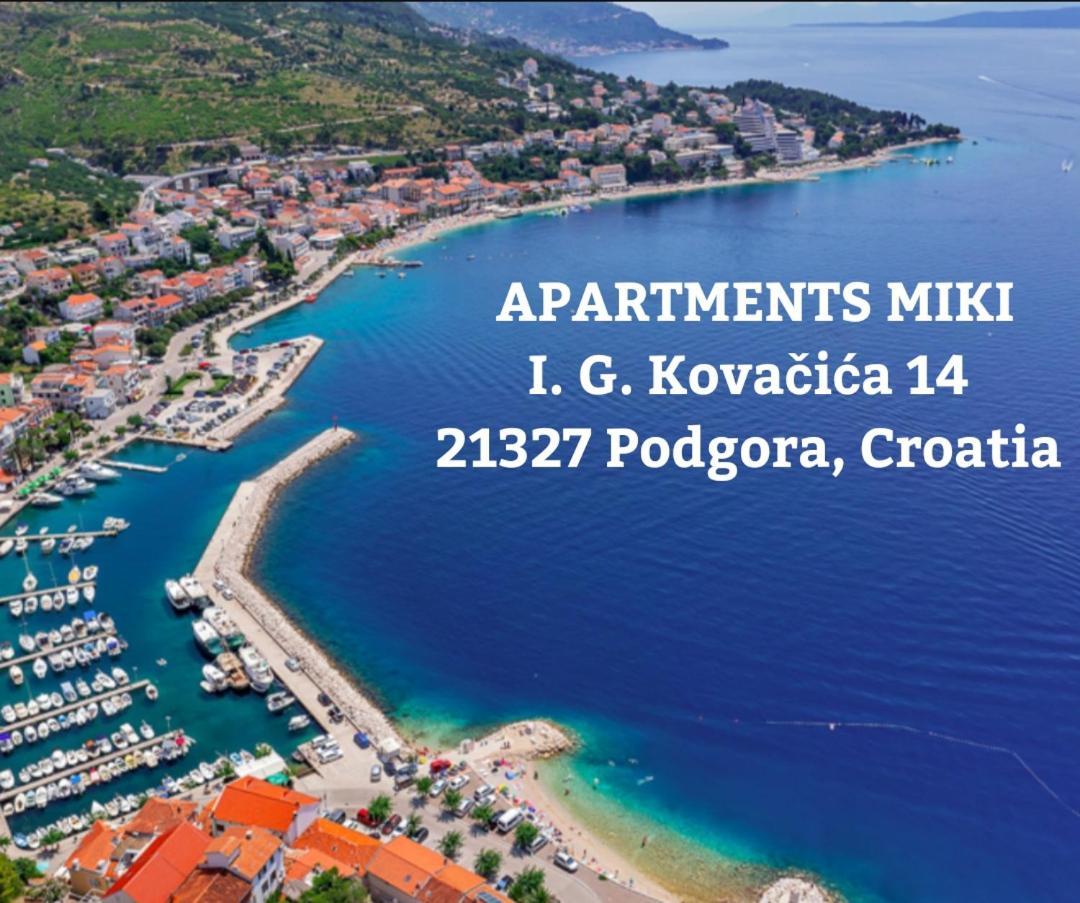 Apartmani Miki Подгора Екстериор снимка